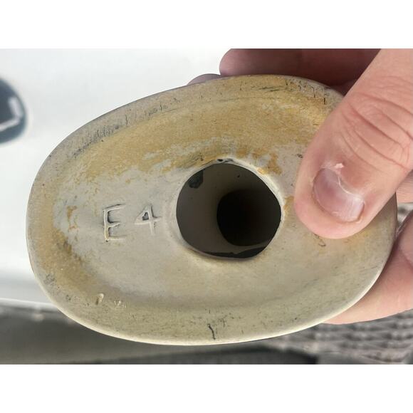 2 VTG MCM Black Ceramic Glass Figures Crane Egret Swan Arnels Style Birds Heron - Picture 7 of 7